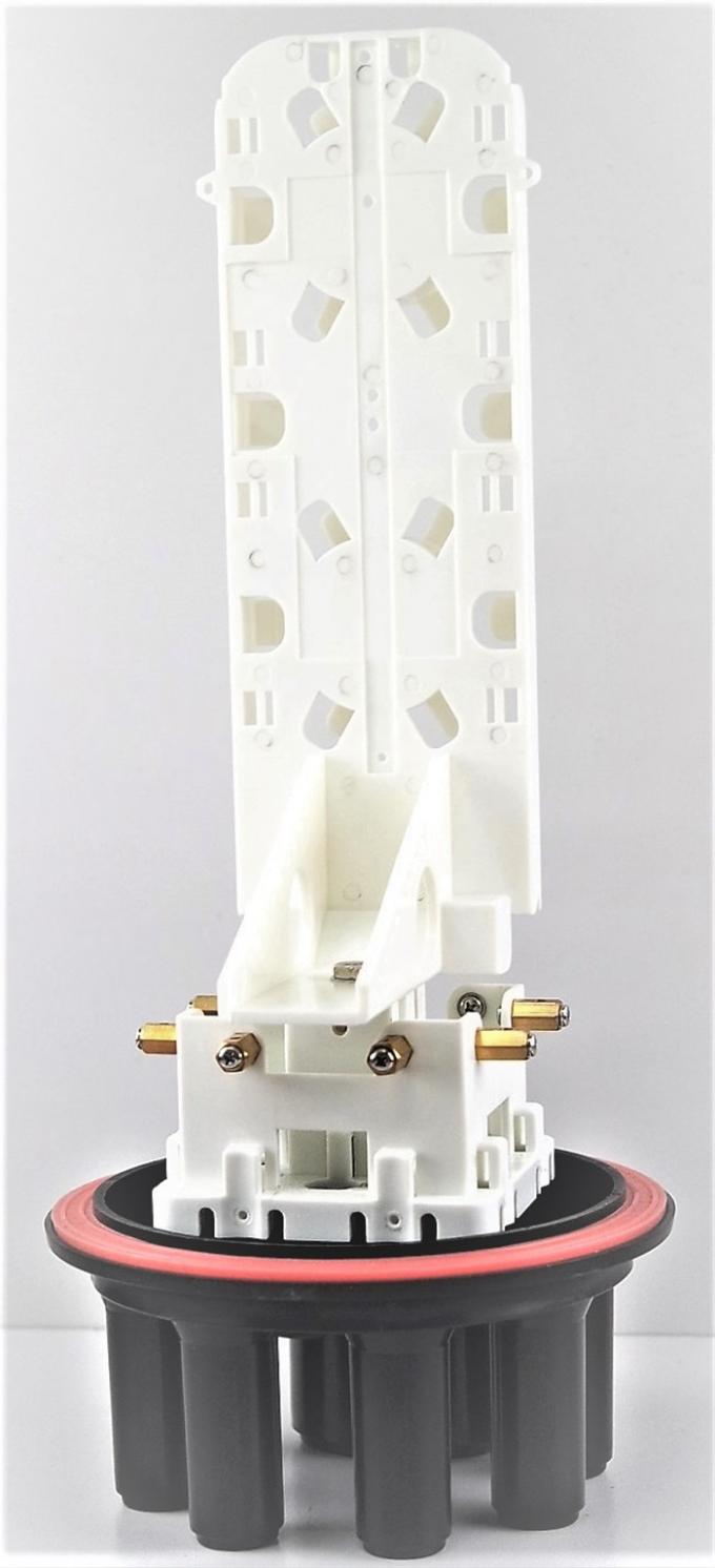 機械シールの光ファイバーのスプライスの閉鎖PPのABS silliconのゴム、間接費を505 (l) xd200mm max288core、GJS20-DM0半球形に作って下さい